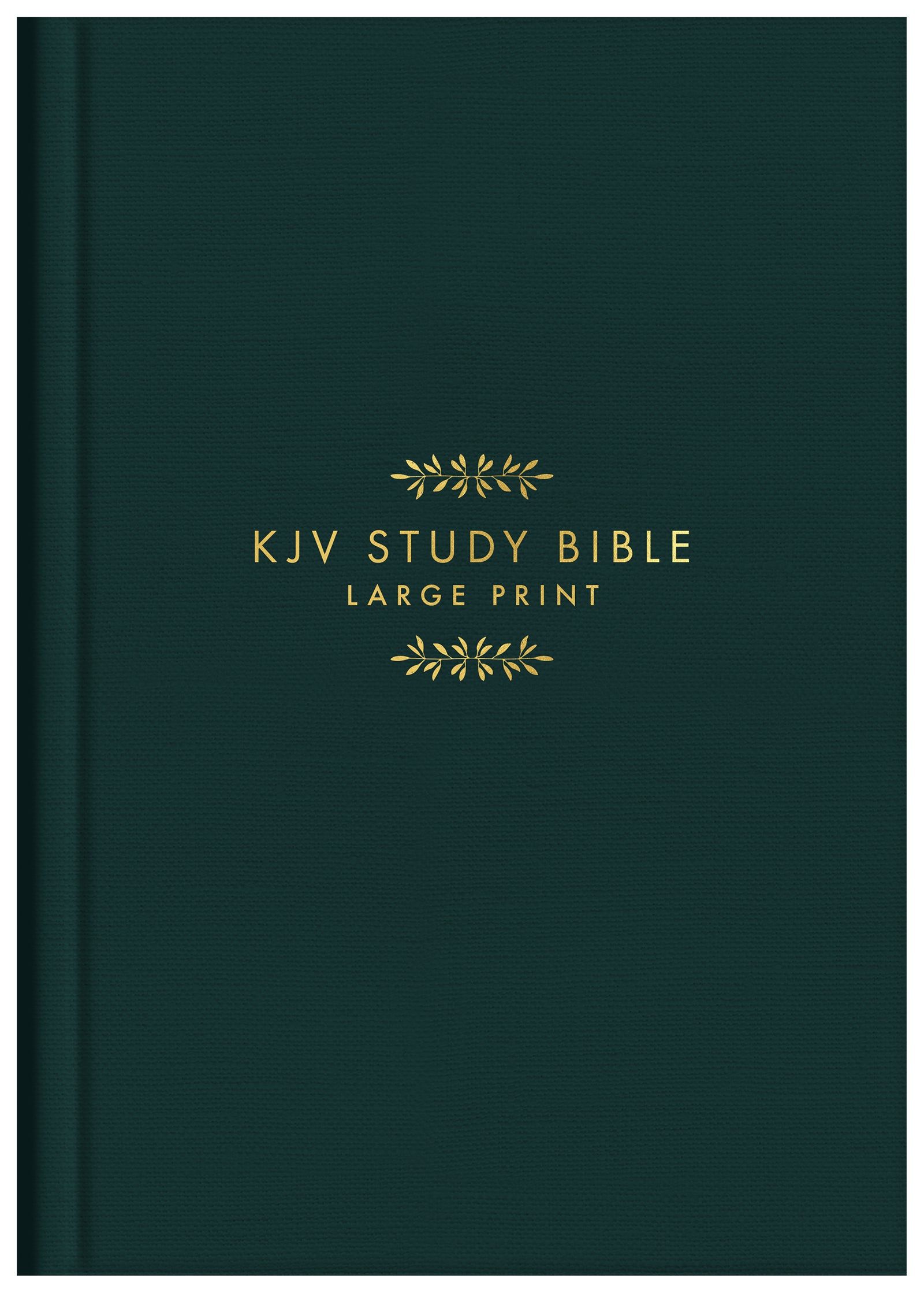 👉 KJV Study Bible – Large Print | Premium Gold Evergreen Cover | Easy-to-Read Edition