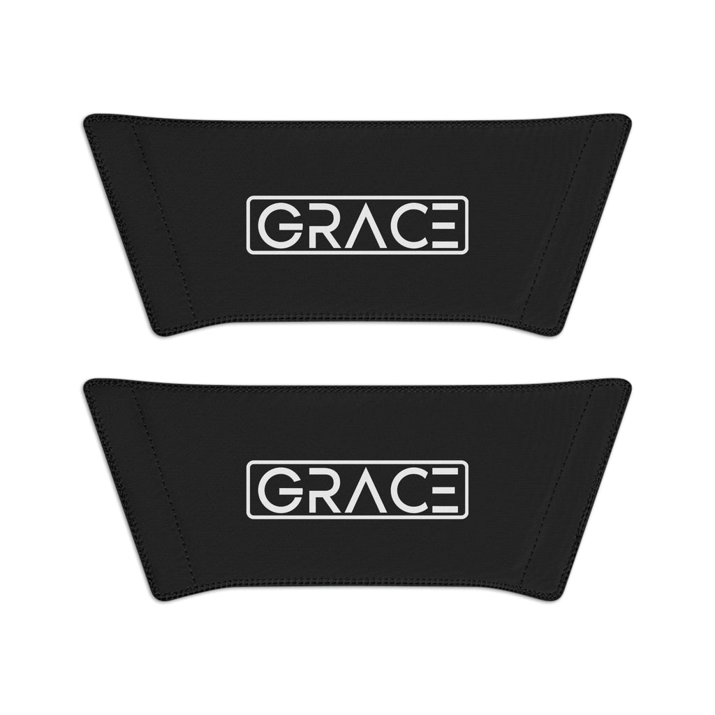 Men’s Black Slide Sandals – Christian “Grace” Faith-Inspired Comfort Slides | Lightweight Non-Slip Summer Footwear