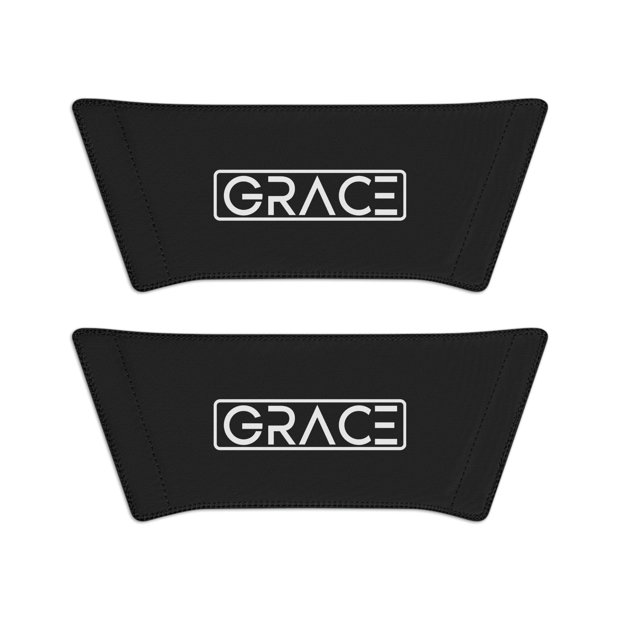 Men’s Black Slide Sandals – Christian “Grace” Faith-Inspired Comfort Slides | Lightweight Non-Slip Summer Footwear